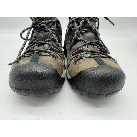 Keen Men's ASTM F2413-11 Steel Toe Utility Work Shoes Size 8 Green Black Lace Up - Picture 15 of 16